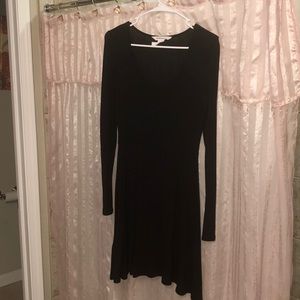 BCBGeneration swing long sleeve black dress size S